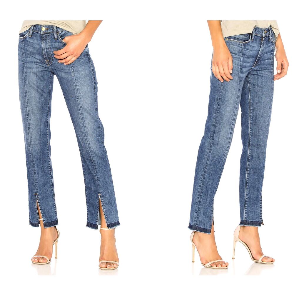 Frame Le High Straight Womens Jeans Size 24 Foster Chic Comfy Everyday USA NWT